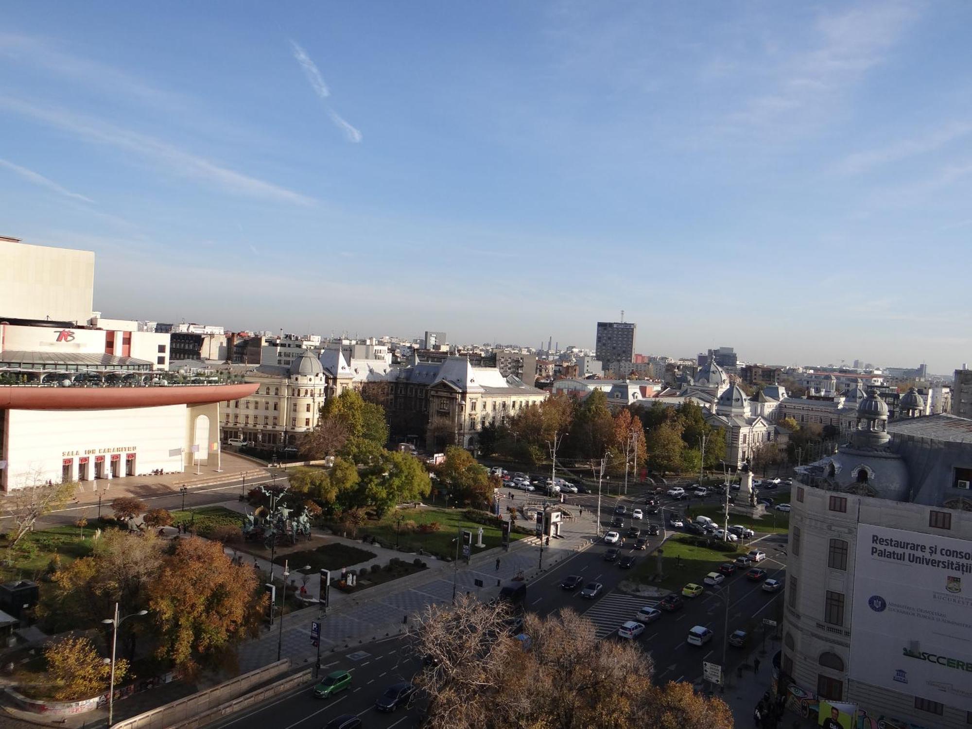 בוקרשט The One Balcescu- Best View Over City Center מראה חיצוני תמונה